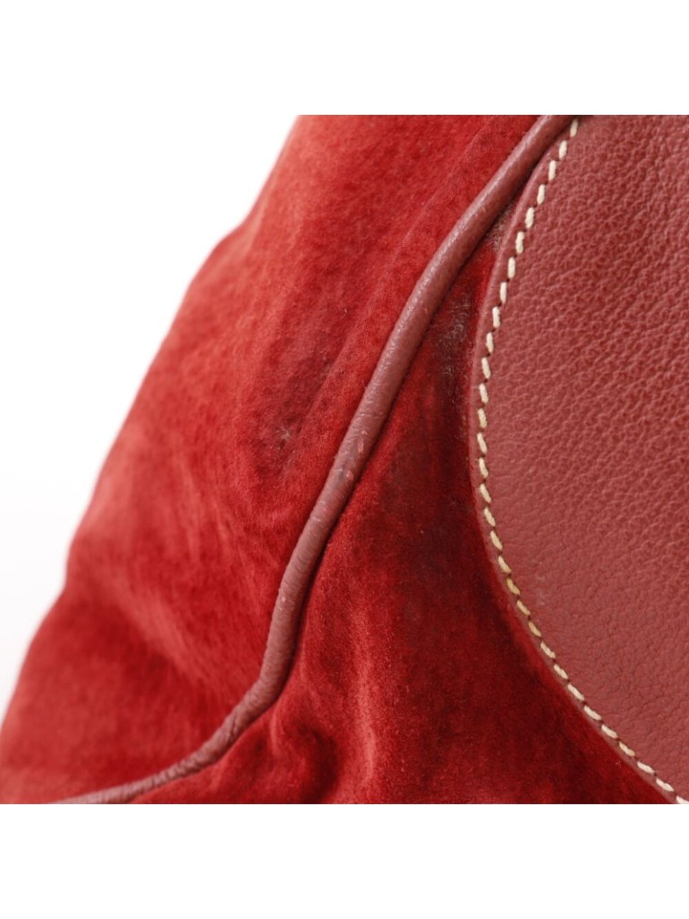 Gucci Vintage x Leather Red Backpack - Picture 9 of 16